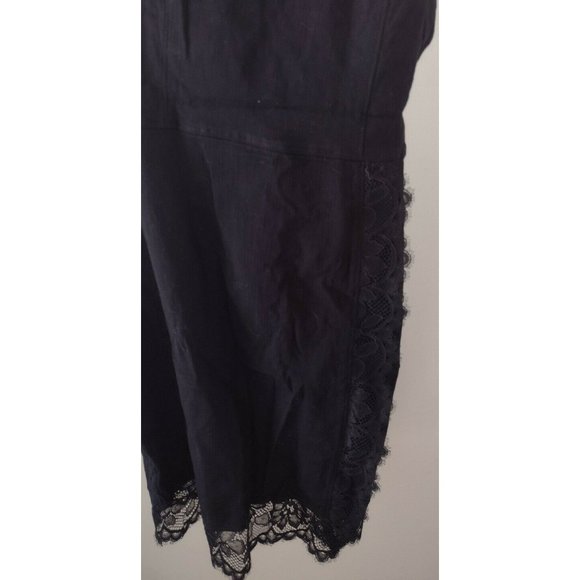 Free People Black Lace Mini Dress - Picture 5 of 12